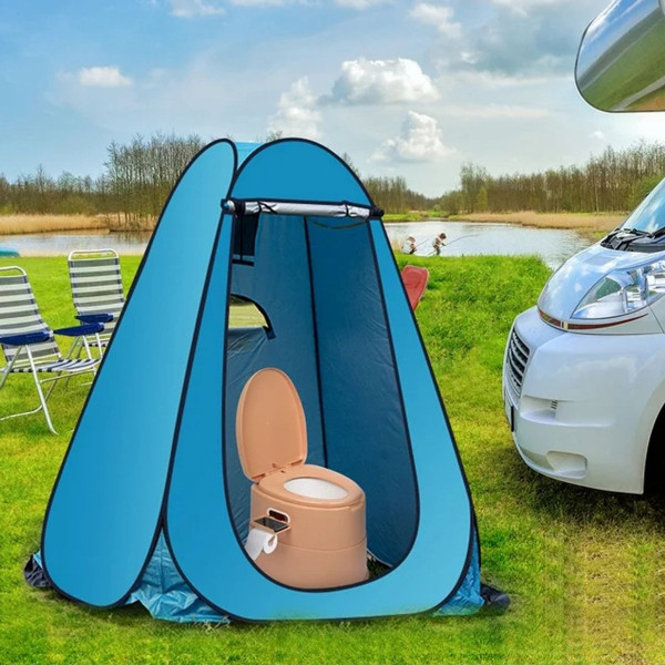 Portable Toilet Seat with Detachable Inner Bucket for Camping product image