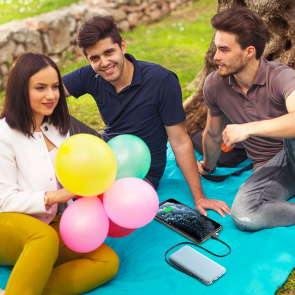 PowerMaster™ 10,000mAh Power Bank with Built-in Cable product image
