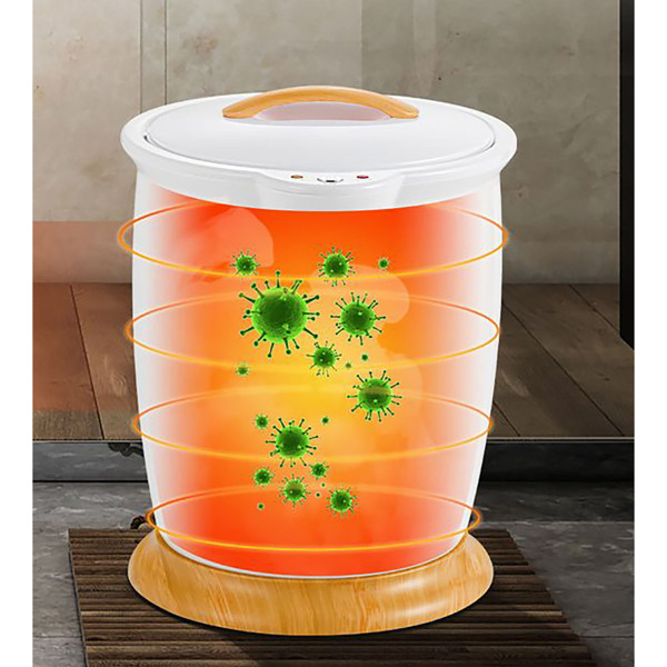 Bathroom Towel Warmer Bucket with Fragrance Holder and Auto Shut-off product image