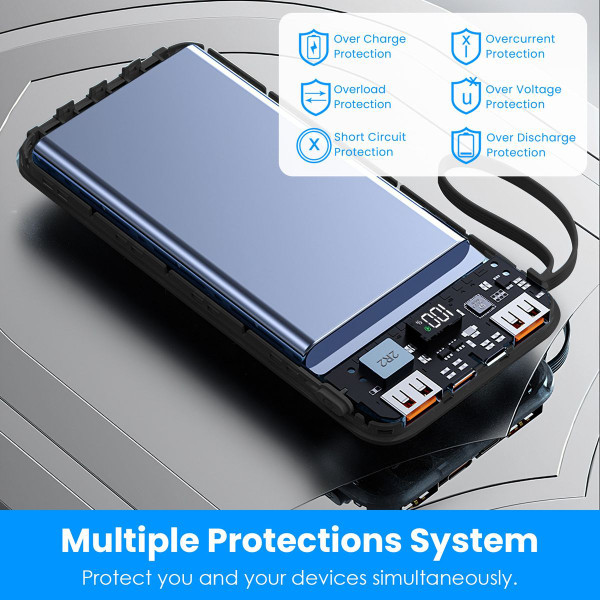 PowerMaster 20,000mAh Fast-Charge Power Bank product image