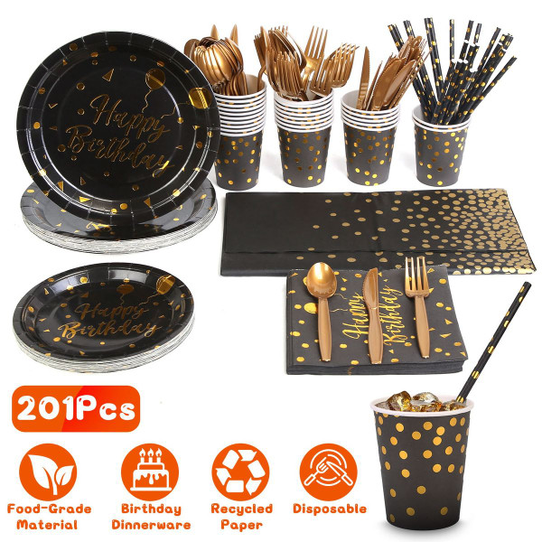 NewHome Disposable Birthday Dinnerware Set product image