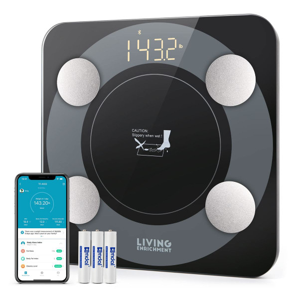 Living Enrichment® Body Fat/Weight/BMI Smart Scales with App product image