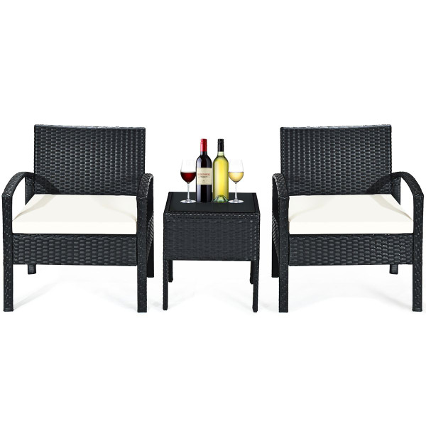 Costway 3-Piece Rattan Patio Furniture Set  product image