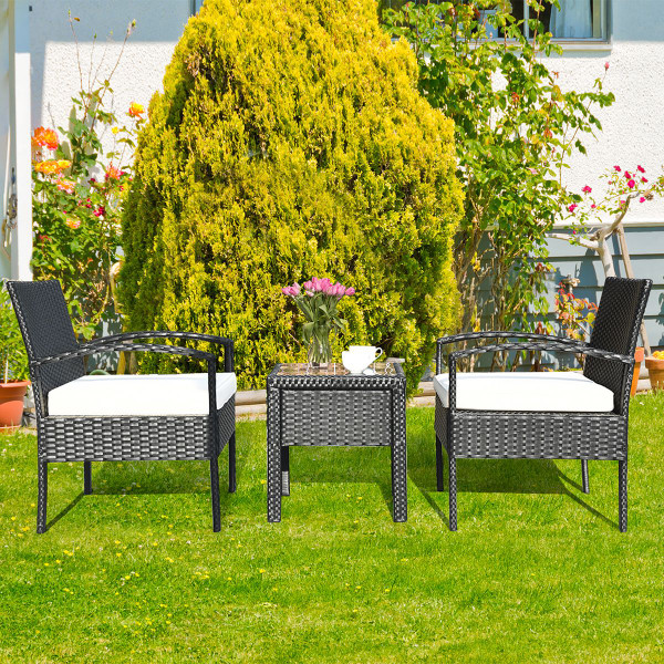 Costway 3-Piece Rattan Patio Furniture Set  product image