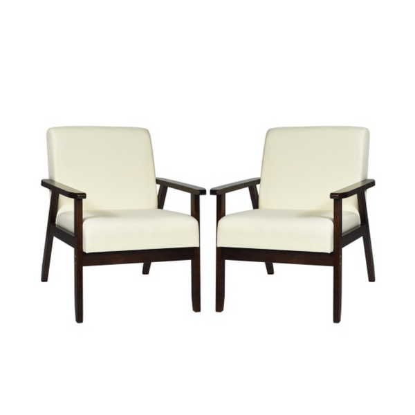 Costway Fabric Accent Armchairs (Set of 2) product image