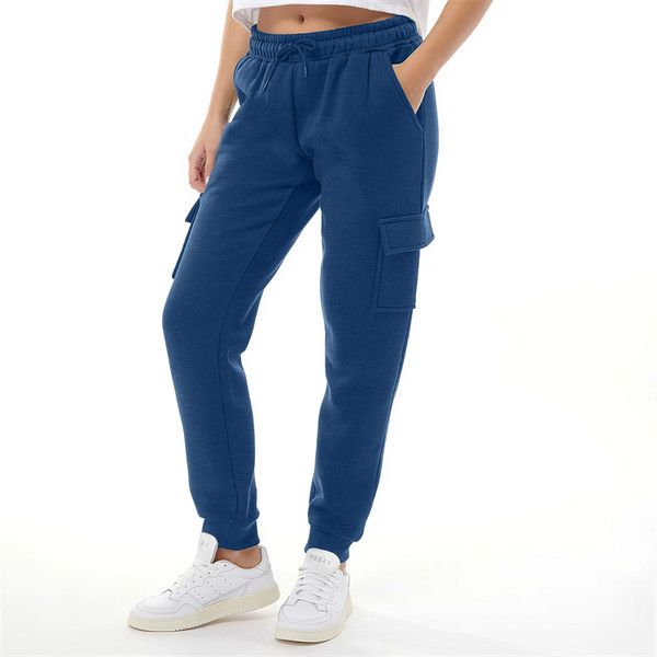 Women's Casual Fleece-Lined Cargo Joggers (2-Pack) product image