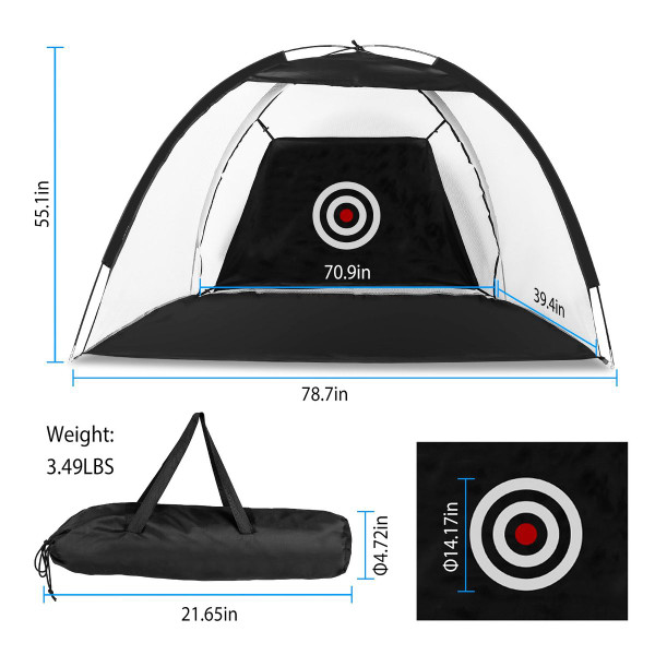LakeForest® 6.5 x 4.5-Foot Golf Net for Practice product image