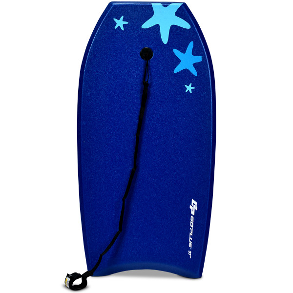 Costway 33'' Lightweight Super Bodyboard with Leash product image