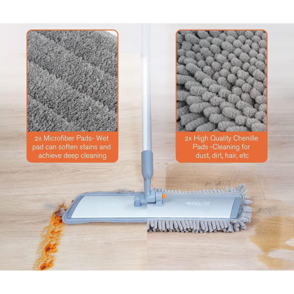 eazer® 18-Inch Microfiber Flat Mop (1- to 3-Pack) product image