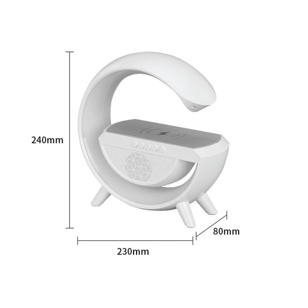 Bluetooth LED Wireless Charging Speaker with FM Radio product image