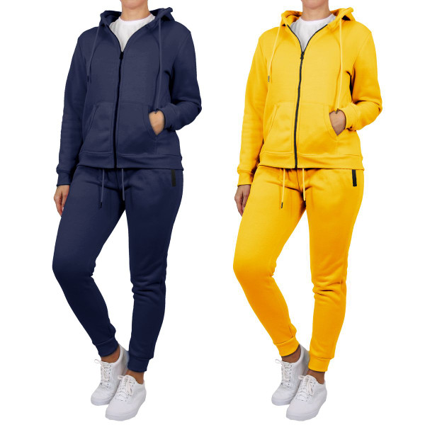 Women's Fleece-Lined Matching Zip-up Hoodie & Jogger (Set of 1 or 2) product image