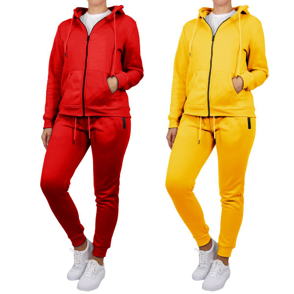 Women's Fleece-Lined Matching Zip-up Hoodie & Jogger (Set of 1 or 2) product image