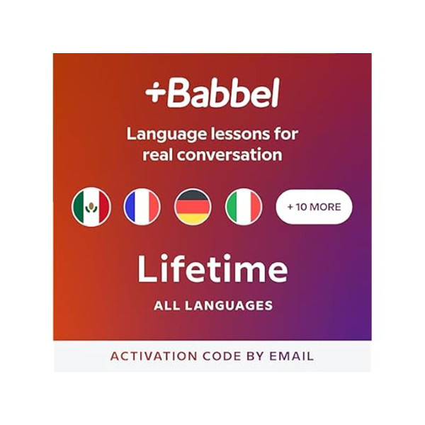 Babbel® Learn a New Language - Choose from 14 Languages (Lifetime Subscription) product image