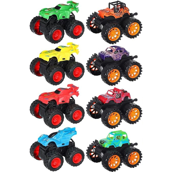 Kids' Mini Monster Truck Push-and-Go Toy (6-Pack) product image