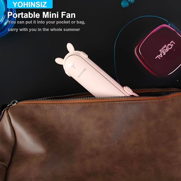 YOHINSIZ® Personal Handheld Mini Fan with Power Bank & Flashlight product image