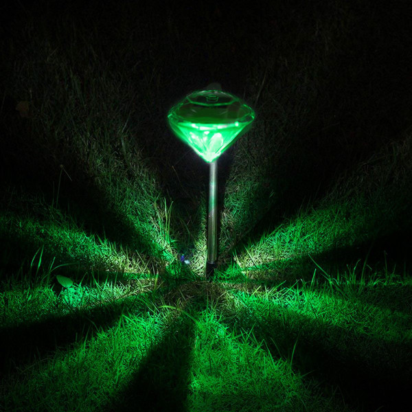 Solarek® Solar Diamond-Shape Garden Stake Light (4-Pack) product image