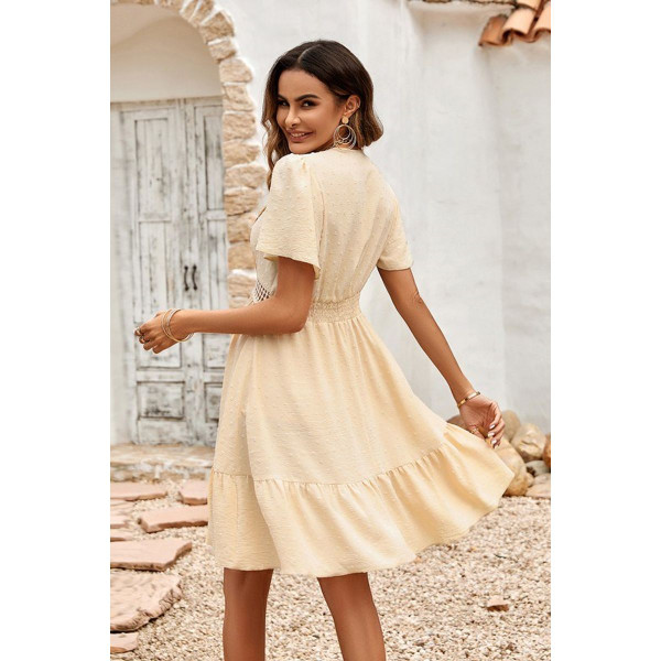 Women's Swiss Dots Bell Sleeves Dress product image
