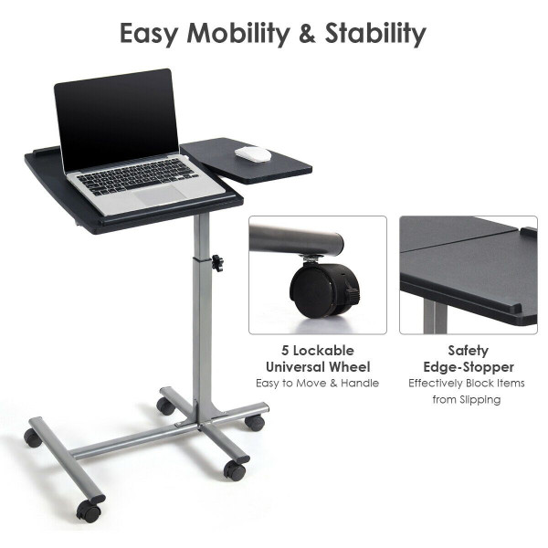 Portable Sit-Stand Laptop Desk with Adjustable Height product image