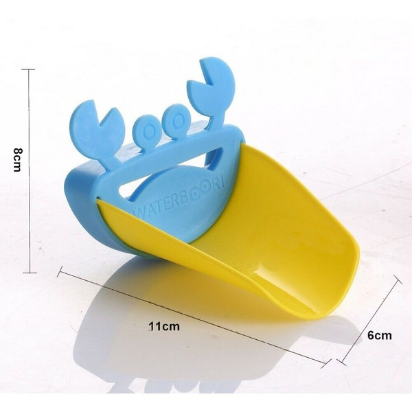 Kids' Blue Plastic Faucet Extender (2-Pack) product image