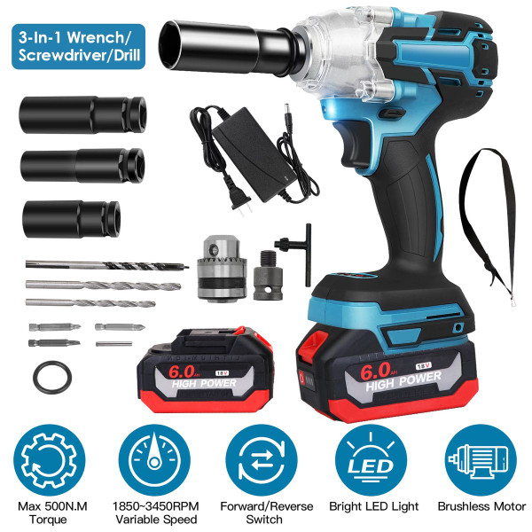 iMounTEK® 3-in-1 Wrench Drill Screwdriver product image