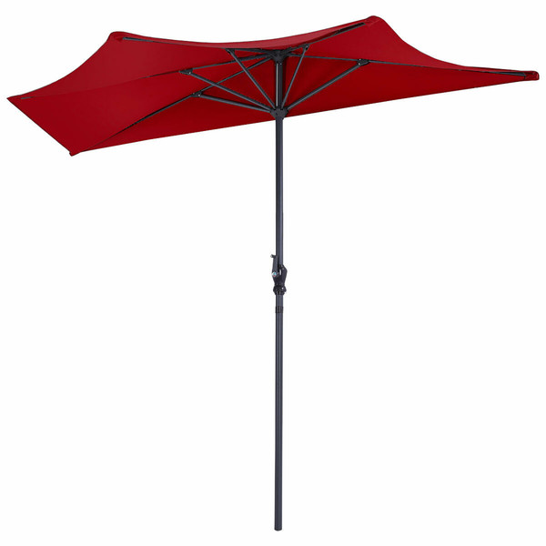9-Foot Half-Round Patio Umbrella product image