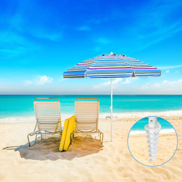 7.2-Foot Portable Outdoor Beach Umbrella with Sand Anchor & Tilt Mechanism product image