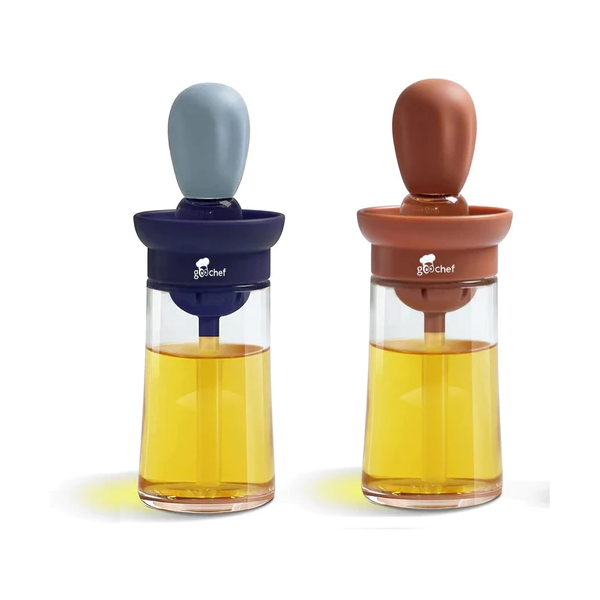 Olive Oil Dispenser Bottle with Silicone Brush (1- or 2-Pack) product image