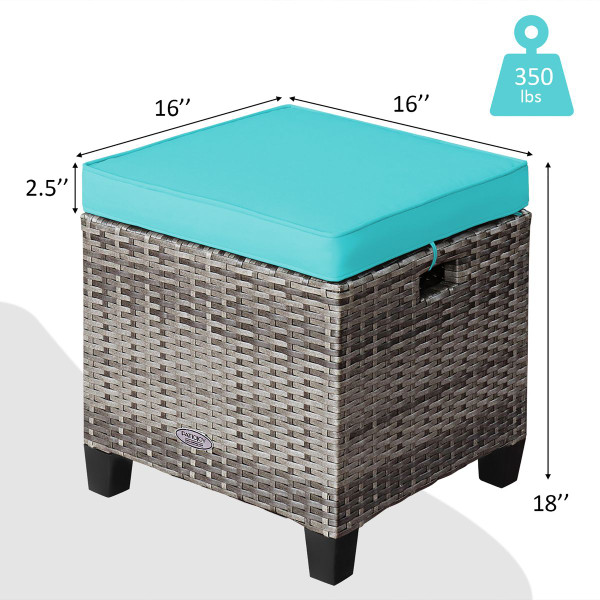 Patio Rattan 2-in-1 Ottoman  product image