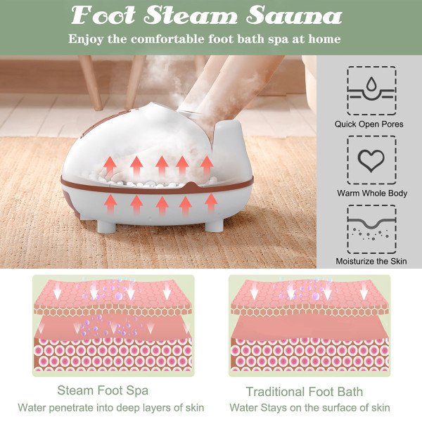 Electric Foot Spa with Sauna Steam Care  product image