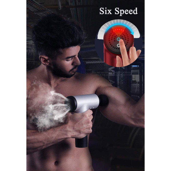 6-Speed Handheld Rechargeable Massage Gun product image