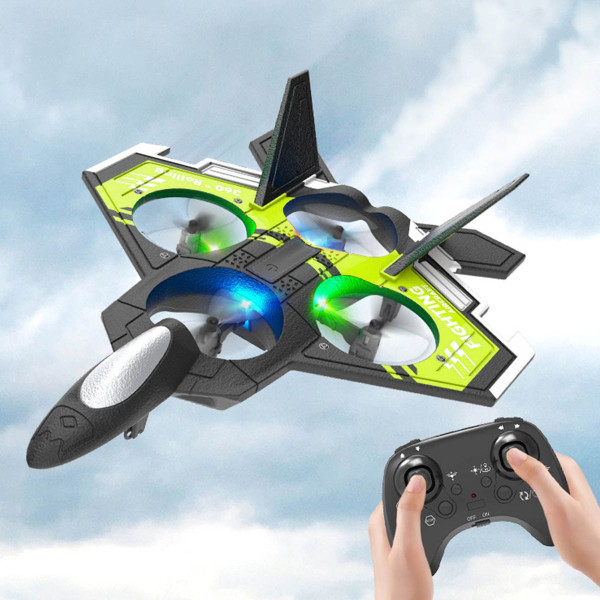 Remote Control Plane Radio-Controlled Aircraft 2.4G Gravity UAV  Fighter EPP Foam Glide Model Aircraft Toy Gift Color Green product image