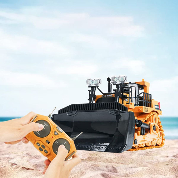 Remote Control Excavator Bulldozer Toys 1:24 RC Trucks Engineering Vehicle Toys Gift product image