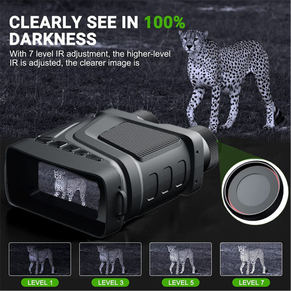 Binoculars Night Vision Goggles Infrared 1080P 5X Digital Zoom Hunting Telescope Outdoor Day Night Dual Use product image