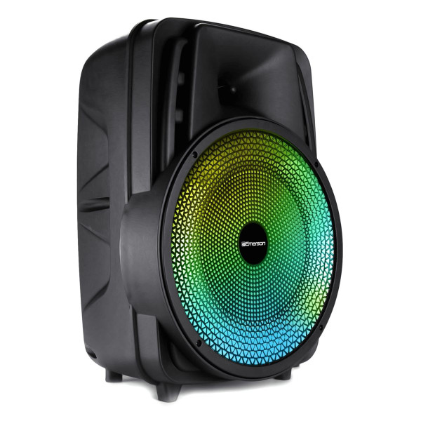 Emerson™ Portable 8-Inch BT Party Speaker with FM Radio & Disco Light, EDS-8000 product image