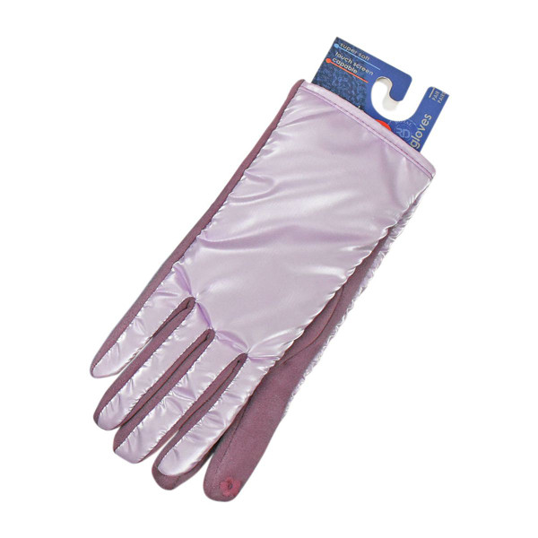 Women's Shiny Suede Touchscreen Fashion Gloves (3-Pack) product image