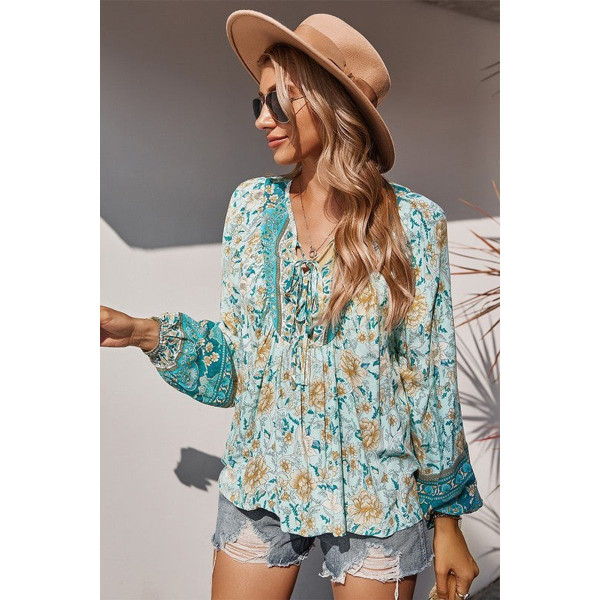 Boho Floral Laidback Blouse product image