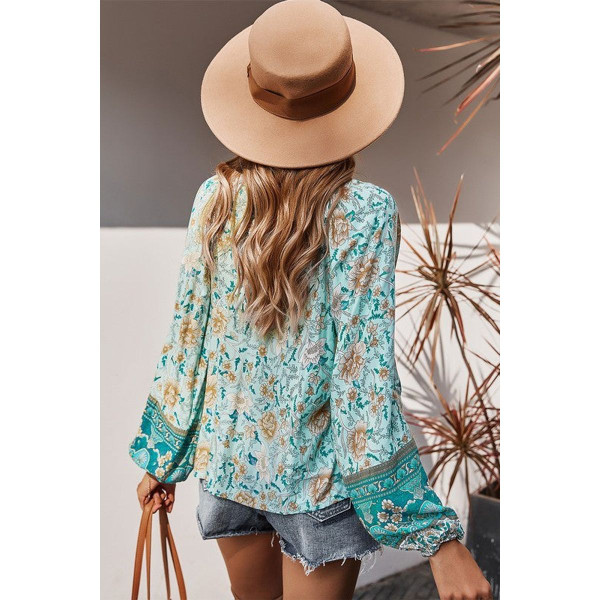 Boho Floral Laidback Blouse product image