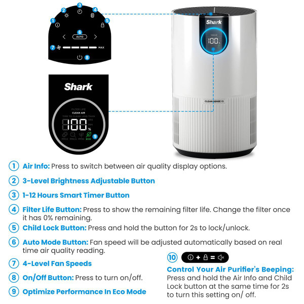 Shark HP102 Air Purifier  product image