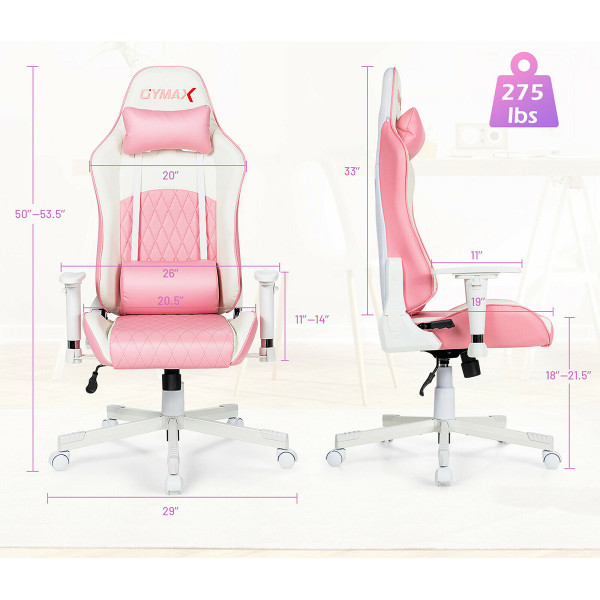 Ergonomic High-Back Swivel Gaming Chair with Headrest & Lumbar Support product image