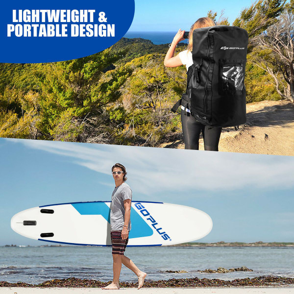 10-Foot Inflatable Stand-up Paddleboard SUP with Accessory Pack product image