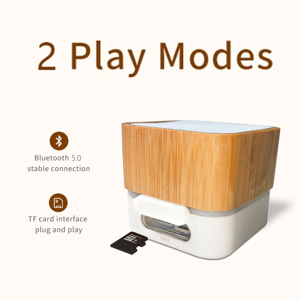 Bamboo Mini Portable Bluetooth Speaker product image