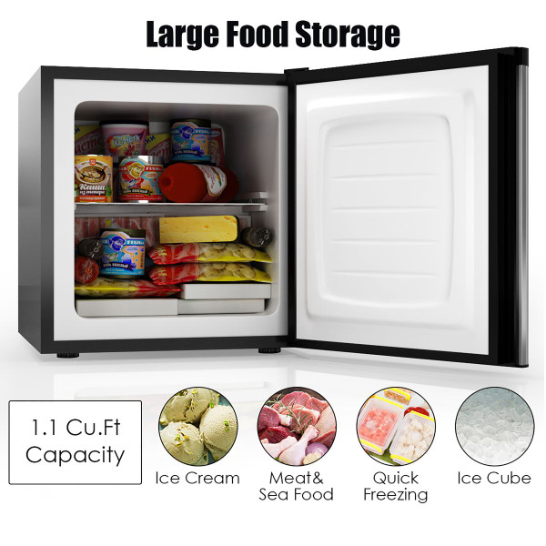Stakol 1.1 cu. ft. Compact Single-Door Mini Upright Freezer product image