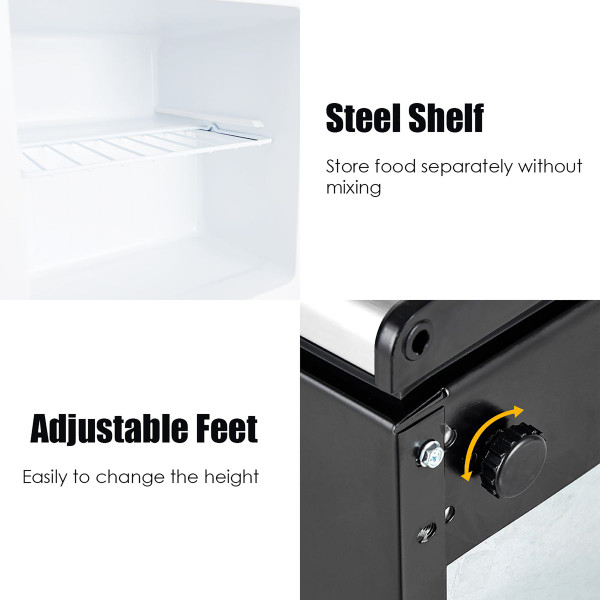 Stakol 1.1 cu. ft. Compact Single-Door Mini Upright Freezer product image