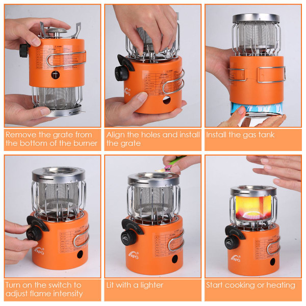 APG® 2000W 2-in-1 Camping Stove Heater product image