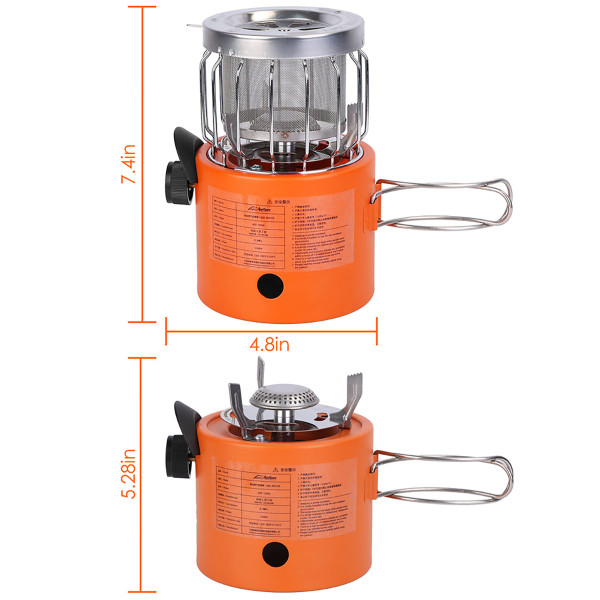 APG® 2000W 2-in-1 Camping Stove Heater product image