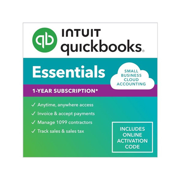 Intuit® QuickBooks Online Essentials - 2024 Edition (1 Year) product image