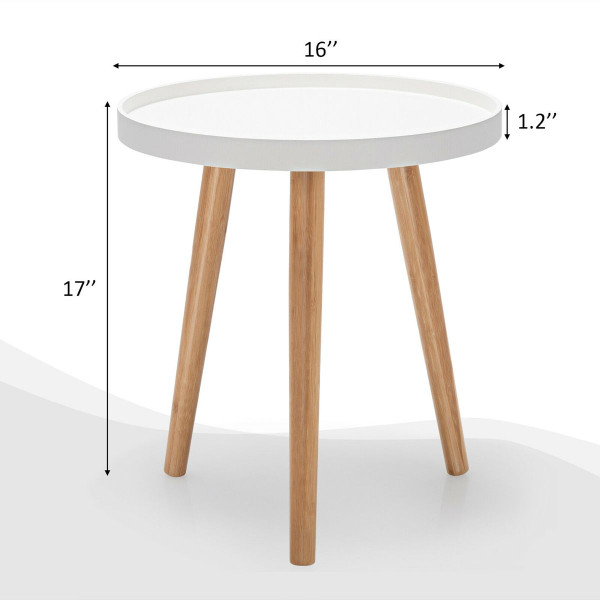 Costway Round Side Coffee Table product image