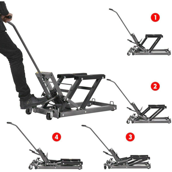 1,500-Pound Motorcycle ATV Jack Lift Stand product image