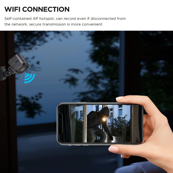 Smart Wifi Wireless Camera 1080P Home Security Hd Night Vision Action Camera product image