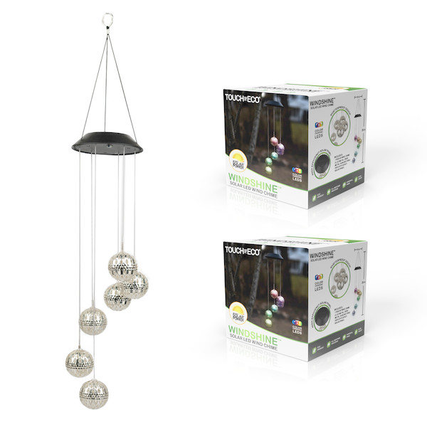 Whimsical Color-Changing Solar LED Hanging Wind Spinner (1- or 2-Pack) product image Whimsical Color-Changing Solar LED Hanging Wind Spinner (1- or 2-Pack) product image